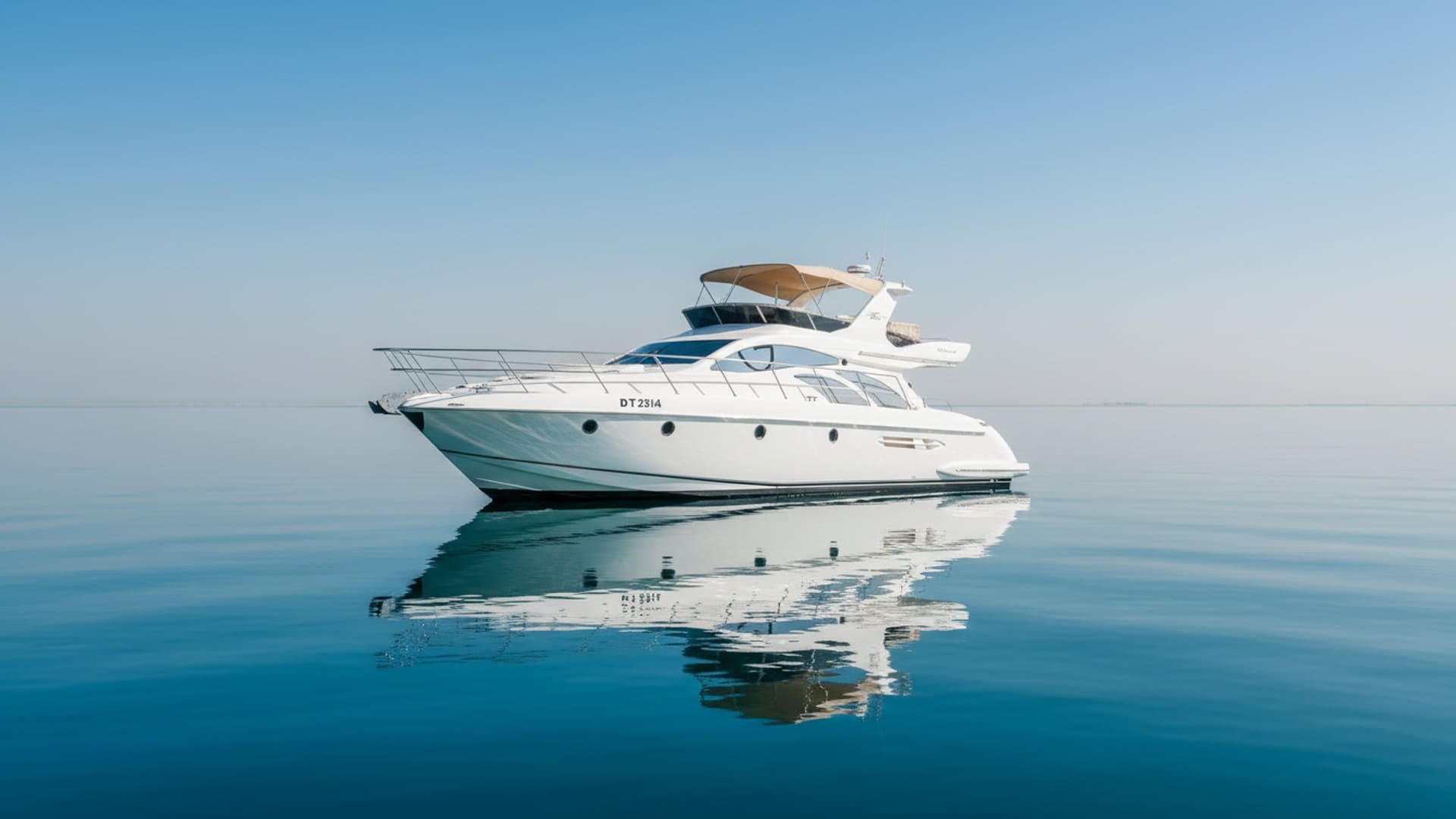 Golden Treasure 50 ft yacht's sleek exterior design