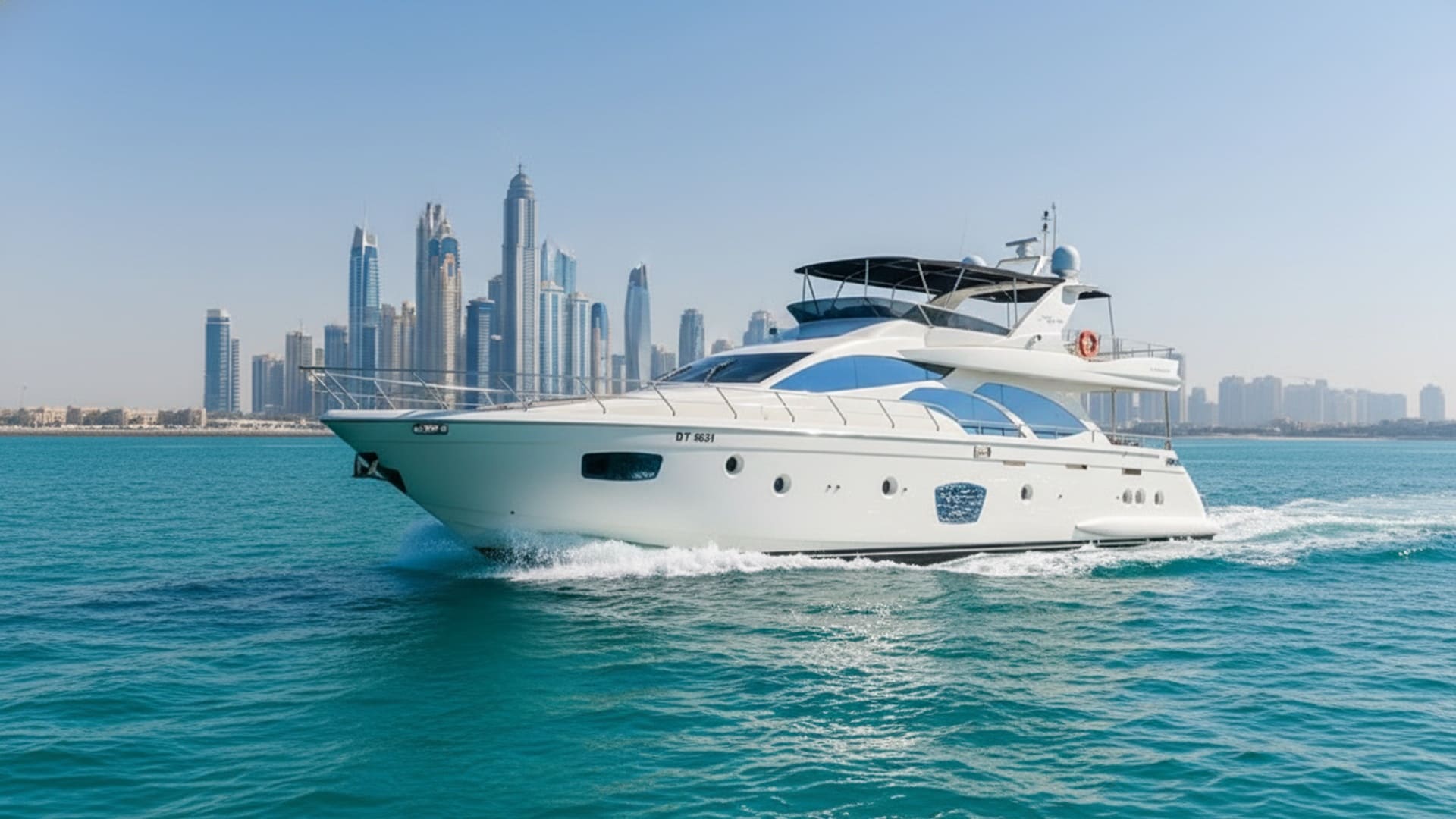 Wave Explorer 75 ft luxury yacht in Dubai Marina