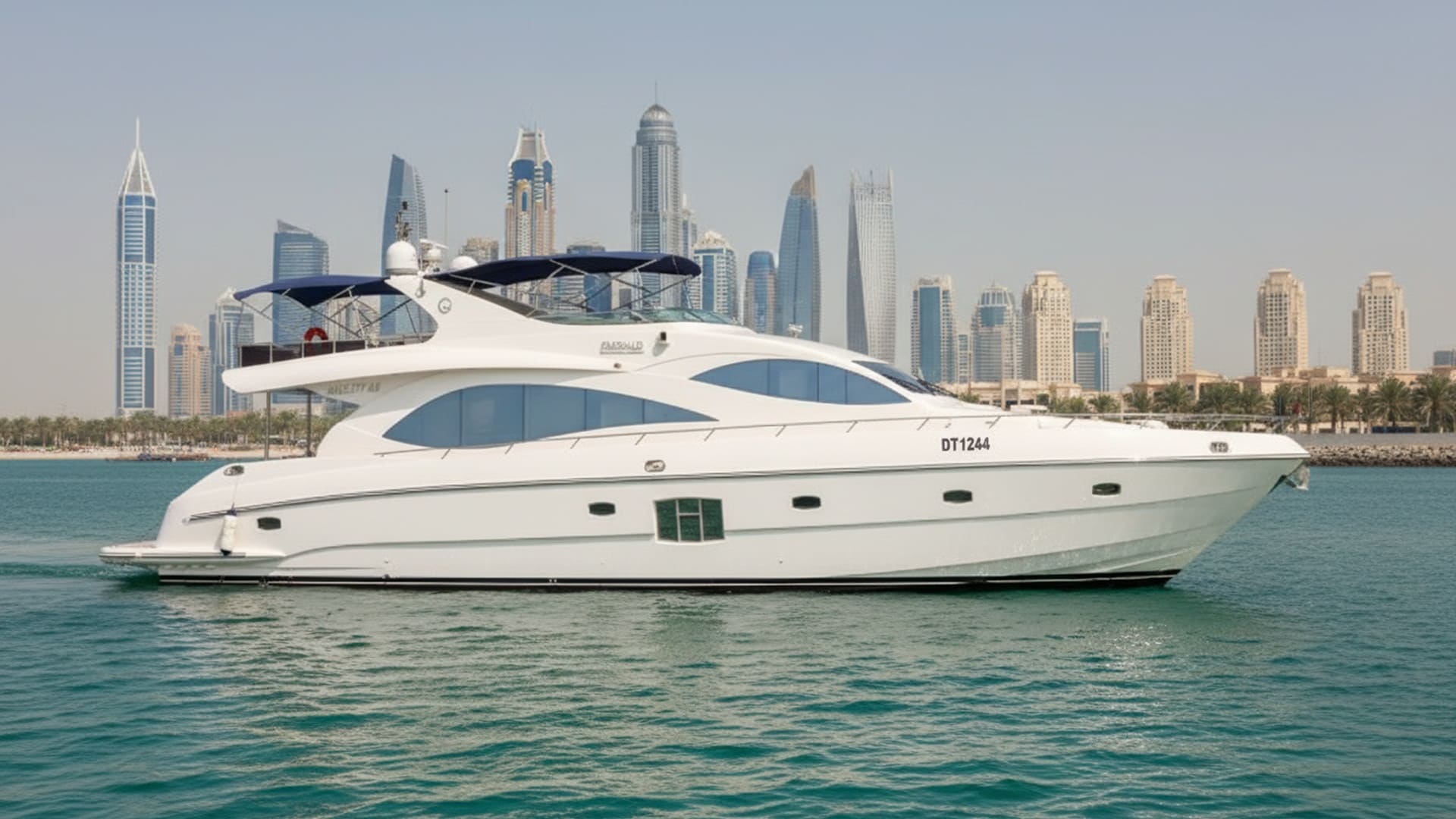 Crystal Voyager 88 ft yacht charter Dubai
