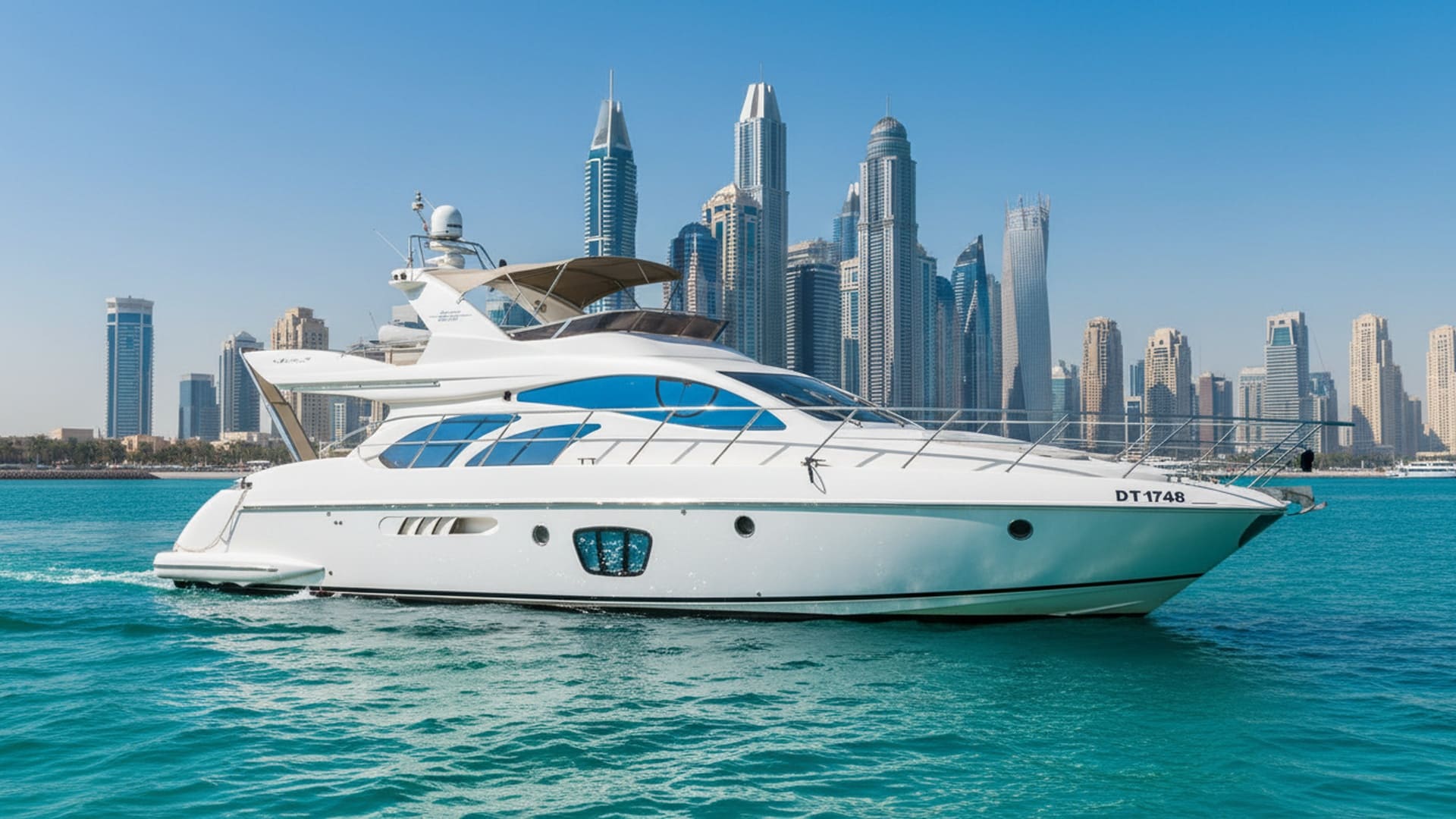 Sapphire Island 55 ft yacht charter Dubai