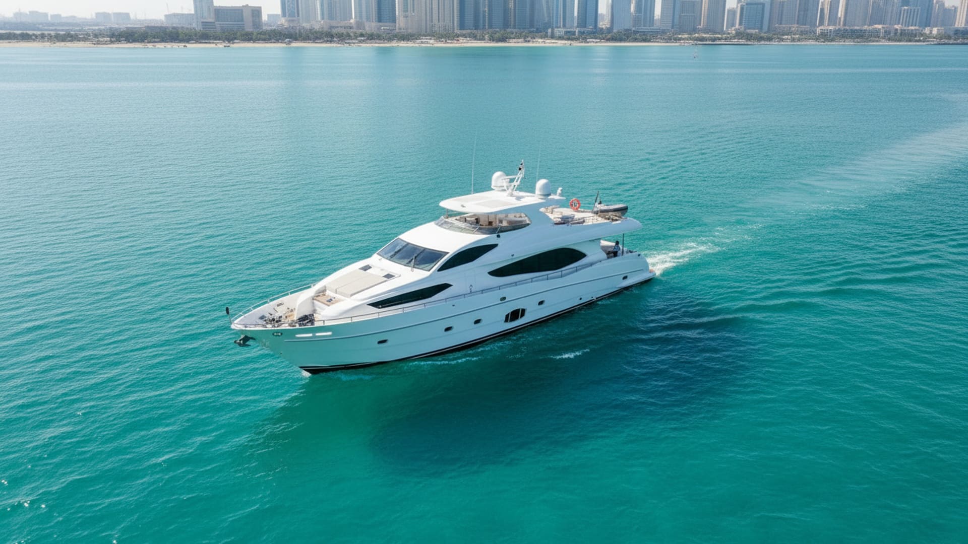 Aerial view of Sunrise Breeze 101 ft in Dubai