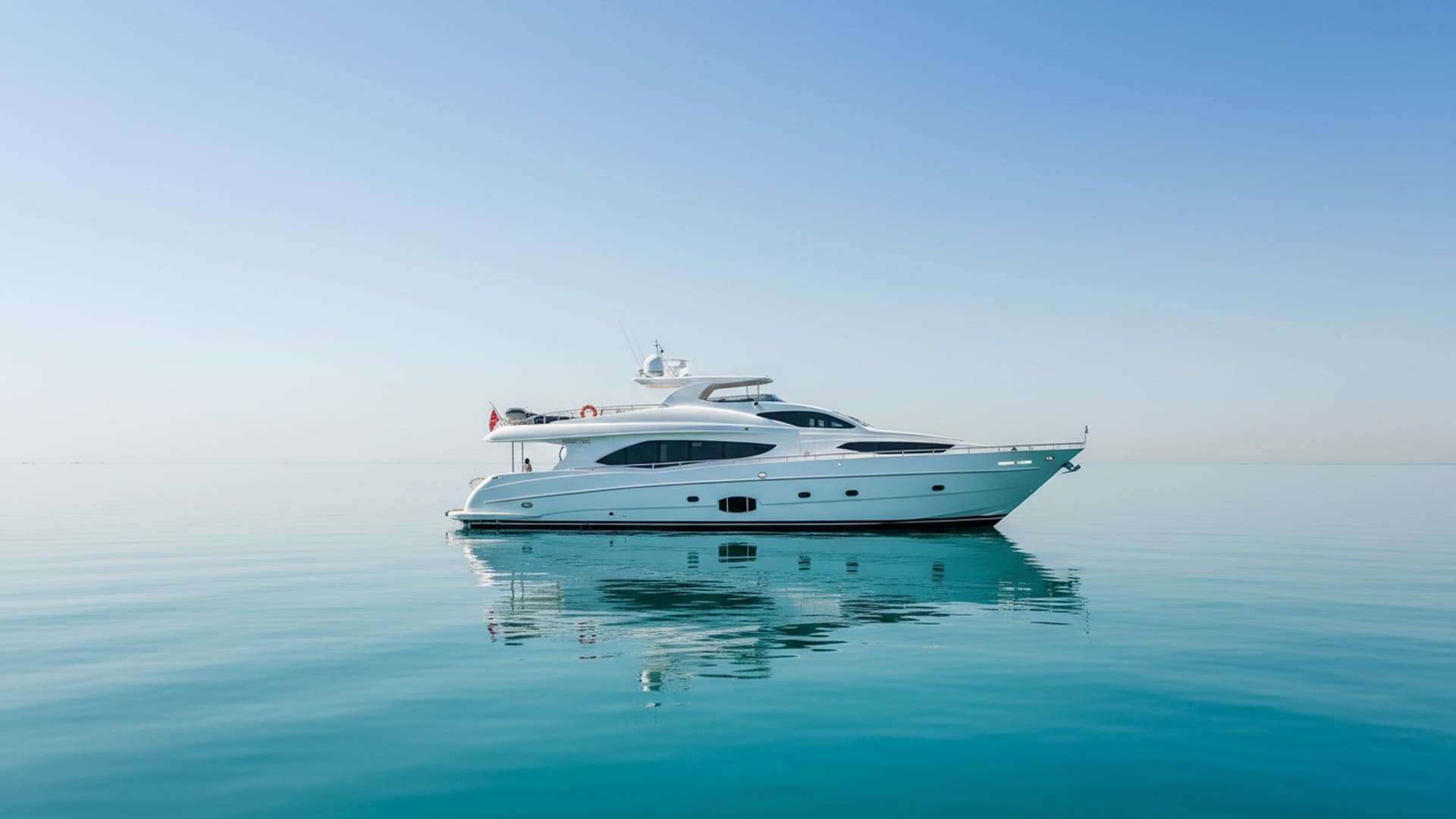 Sunrise Breeze 101 ft yacht exterior, sleek design