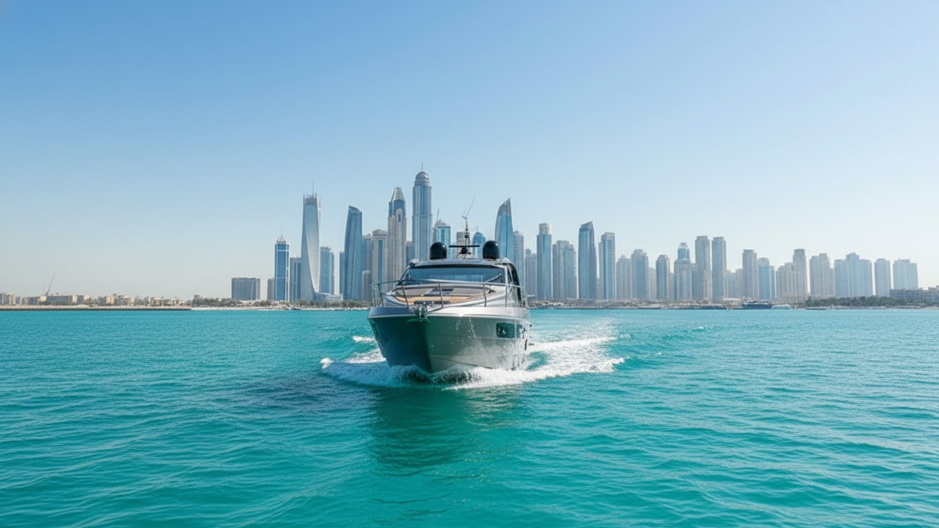 Spacious deck of Moonlight Explorer 52 ft yacht