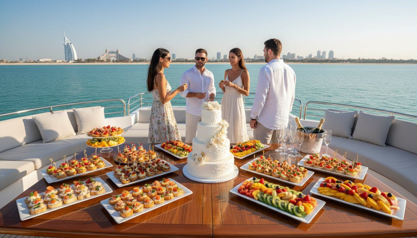 Catering for a Yacht Party in Dubai