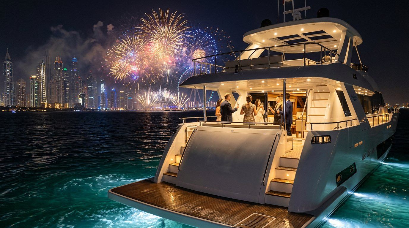 New Year Yacht Charters in Dubai