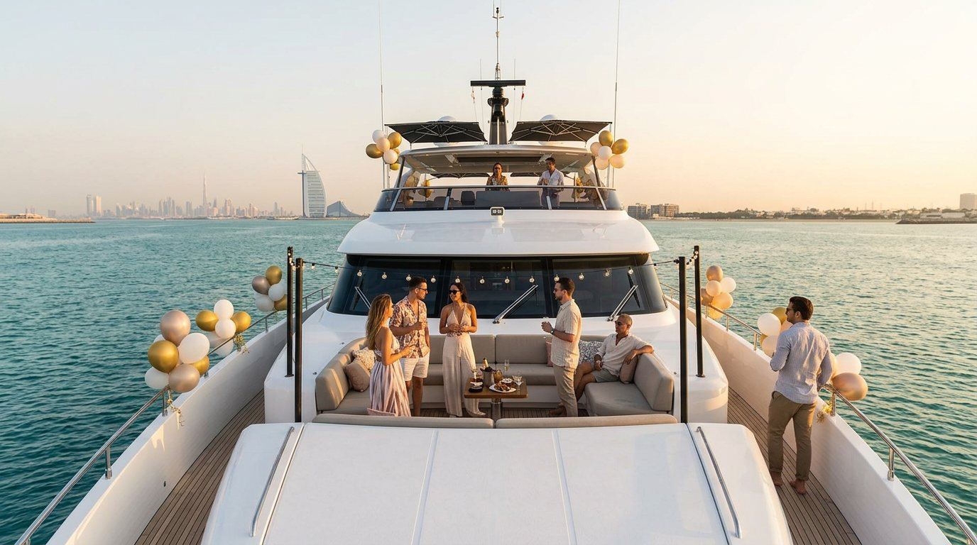 Party Yacht Rental in Dubai for Private Gatherings